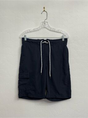 Goodfellow & Co Navy Cargo Drawstring Shorts